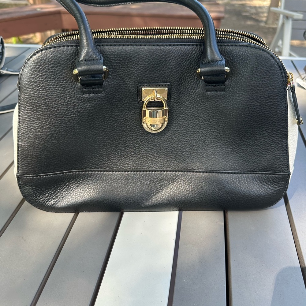 Calvin Klein Black Satchel Bag